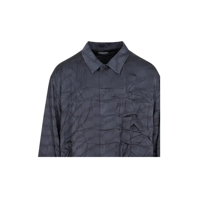 Balenciaga Long Sleeve Minimal Shirt-4