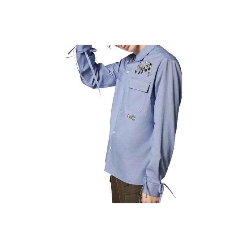 LOUIS VUITTON New Quarterly Products Of LV Shirt Men's Purple-3