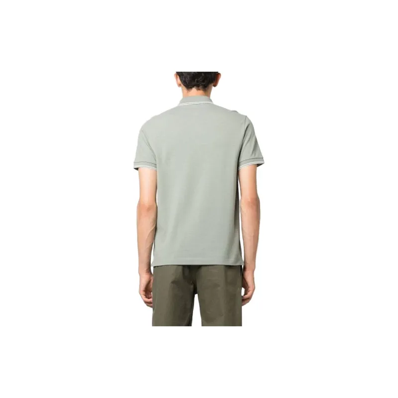 STONE ISLAND Logo Patch Short Sleeved Polo Shirt-2