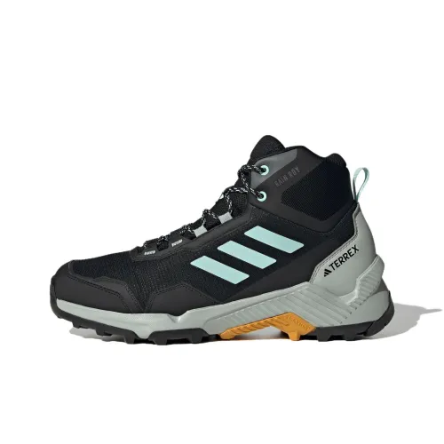 Adidas Terrex Eastrail 2.0 Hiking / Trekking Shoes Men Mid-Top Black/Light Cyan/Gold