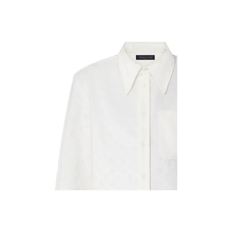 LOUIS VUITTON Shirt Men's White-5