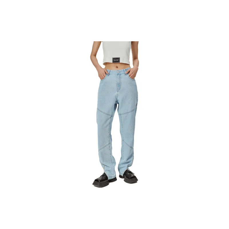 DANGEROUSPEOPLE Jeans Unisex Light Blue-3
