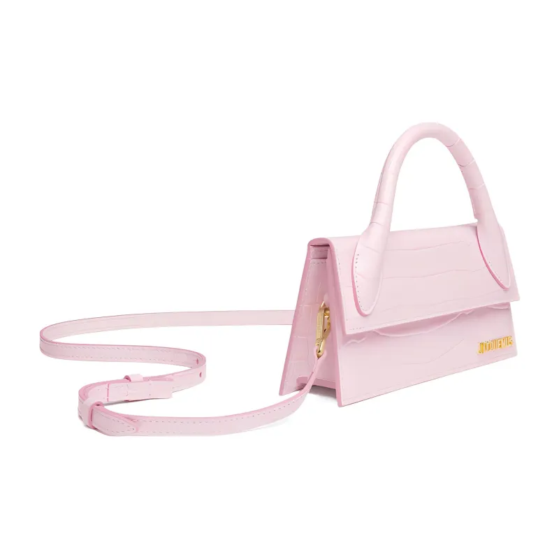 Jacquemus Le Chiquito Long Crocodile-embossed Handbag-1
