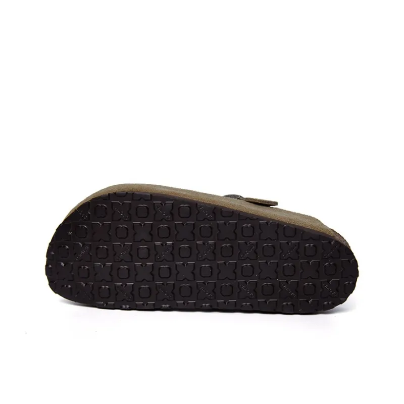 DAOWAI Cork Sole Antibacterial Massage Slip Resistant Abrasion Resistant Odor Resistant Wrap toe Slippers Women's-1