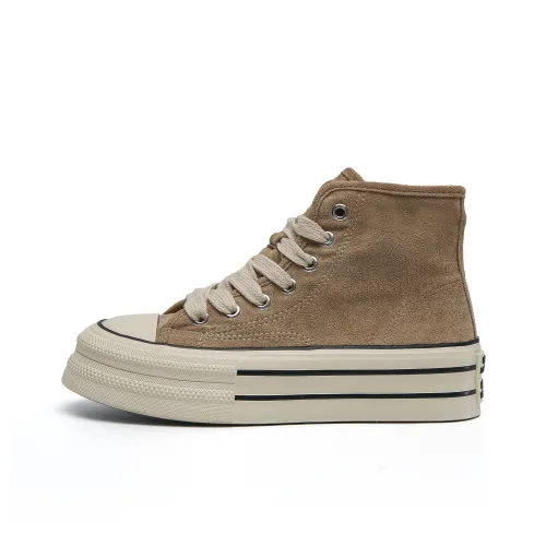 TUOPIN Canvas Shoes Women's High-Top