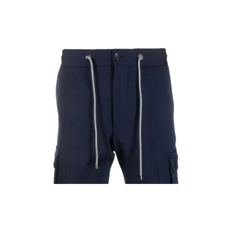 Corneliani Drawstring-fastening Straight-leg Trousers-4