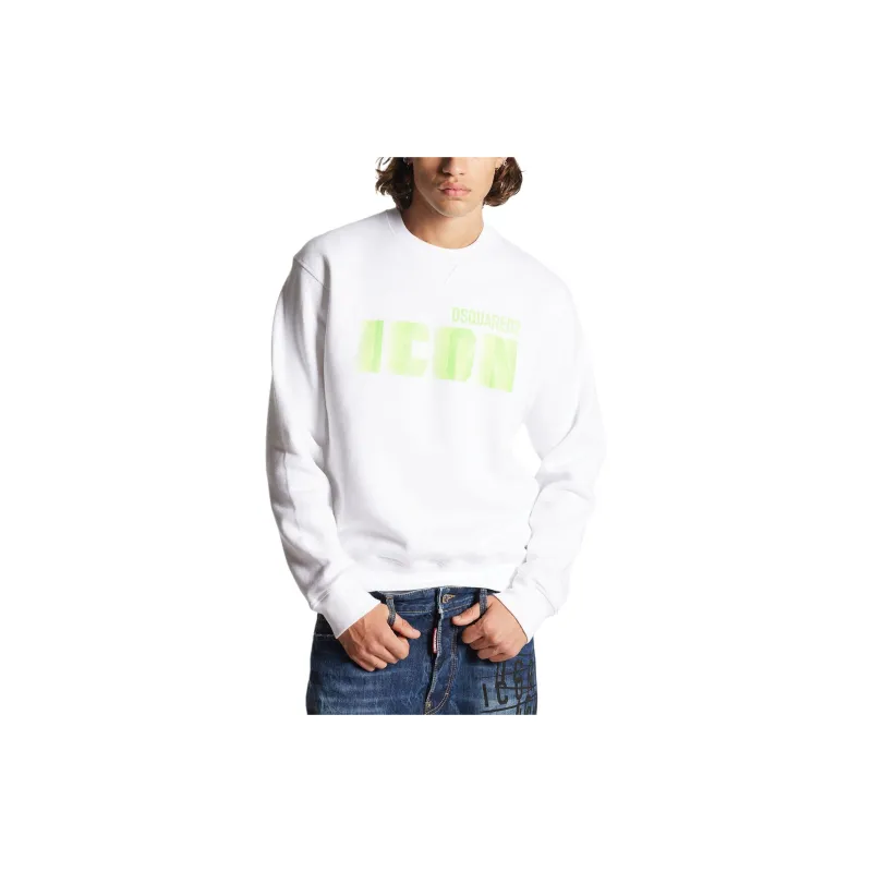 DSQUARED 2 Icon Printed Crewneck Sweatshirt-2