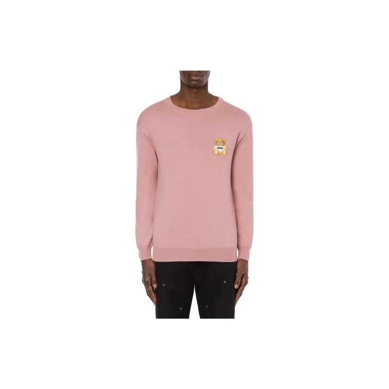 MOSCHINO Sweaters Men Pink-2