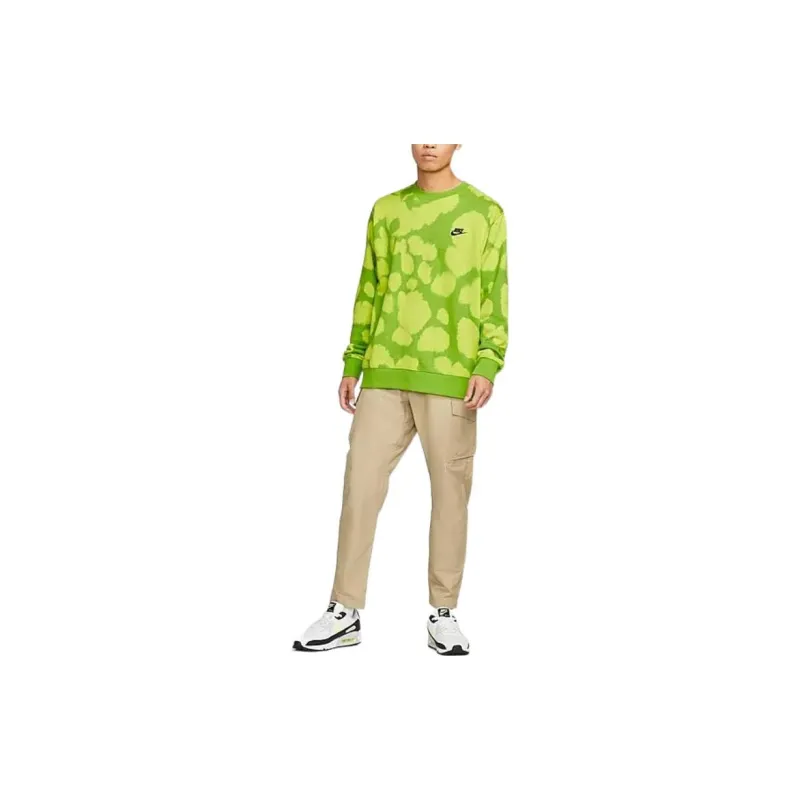 Nike Sportswear Essentials Series Sweatshirts Men Green-2