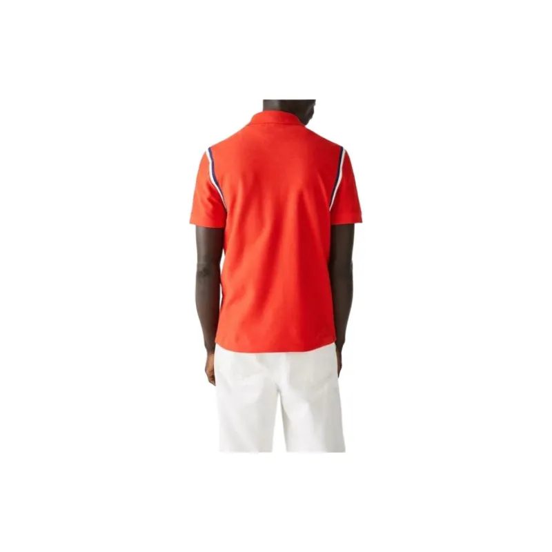 LACOSTE Polo Shirts Men Red-2