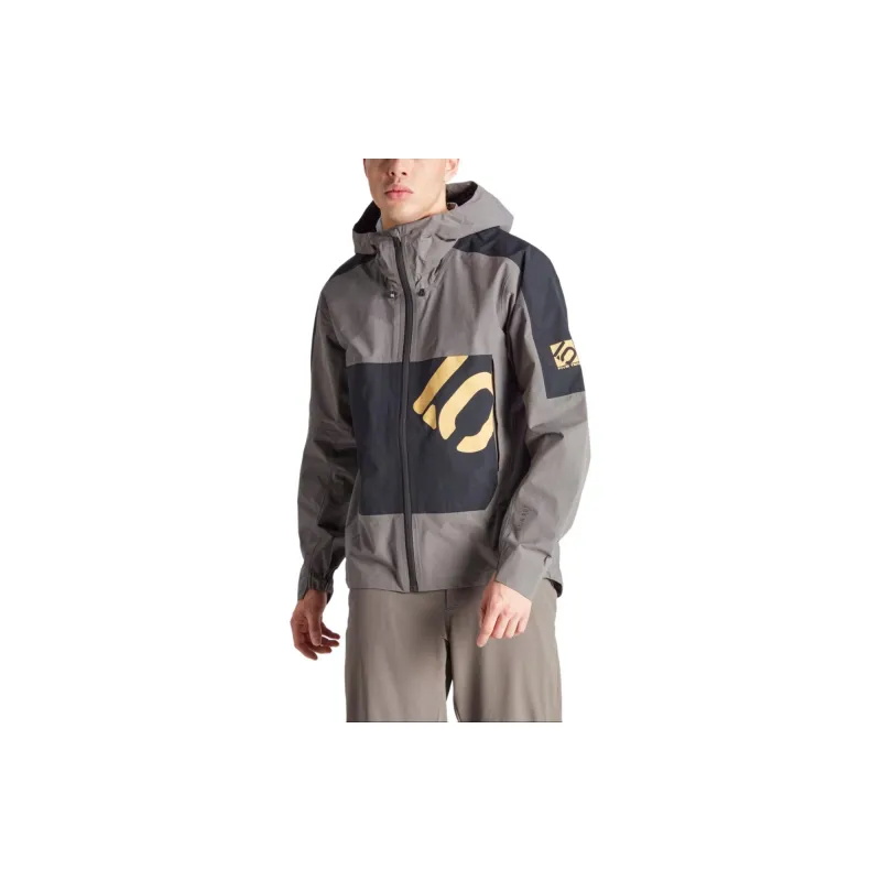 Adidas 5.10 Rain Jacket Jackets Coats Men's Charcoal Black-2