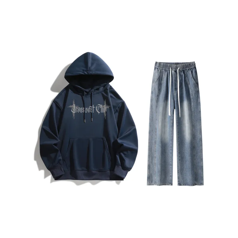 JEANSWEST CLUB Sweatshirt Set Unisex-31