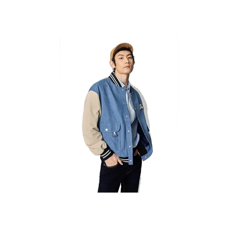 Lee Baseball Jacket Unisex Blue-5