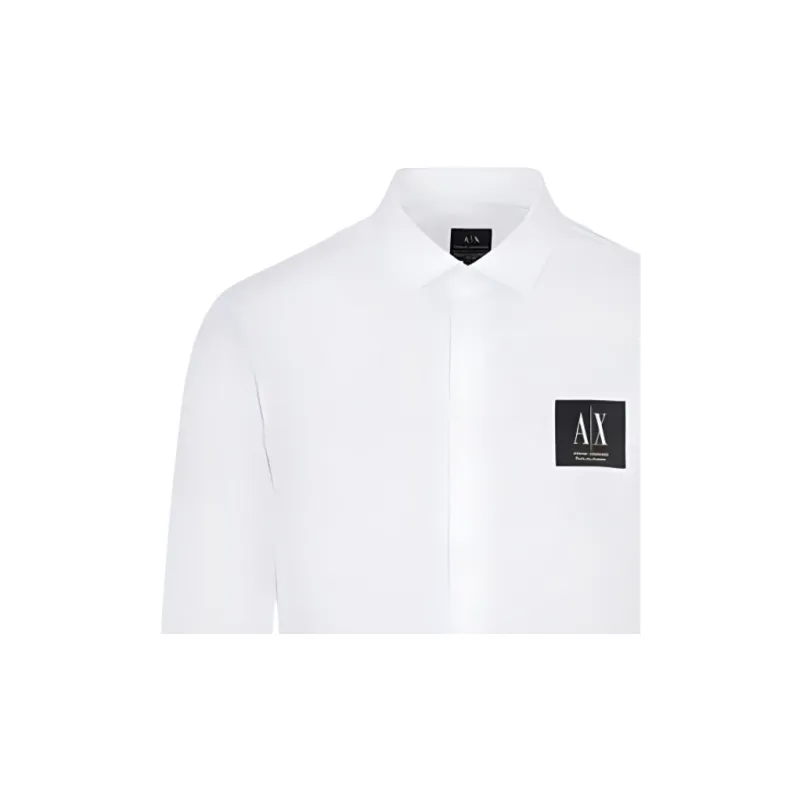 ARMANI EXCHANGE SS23 Shirt Men's White-5