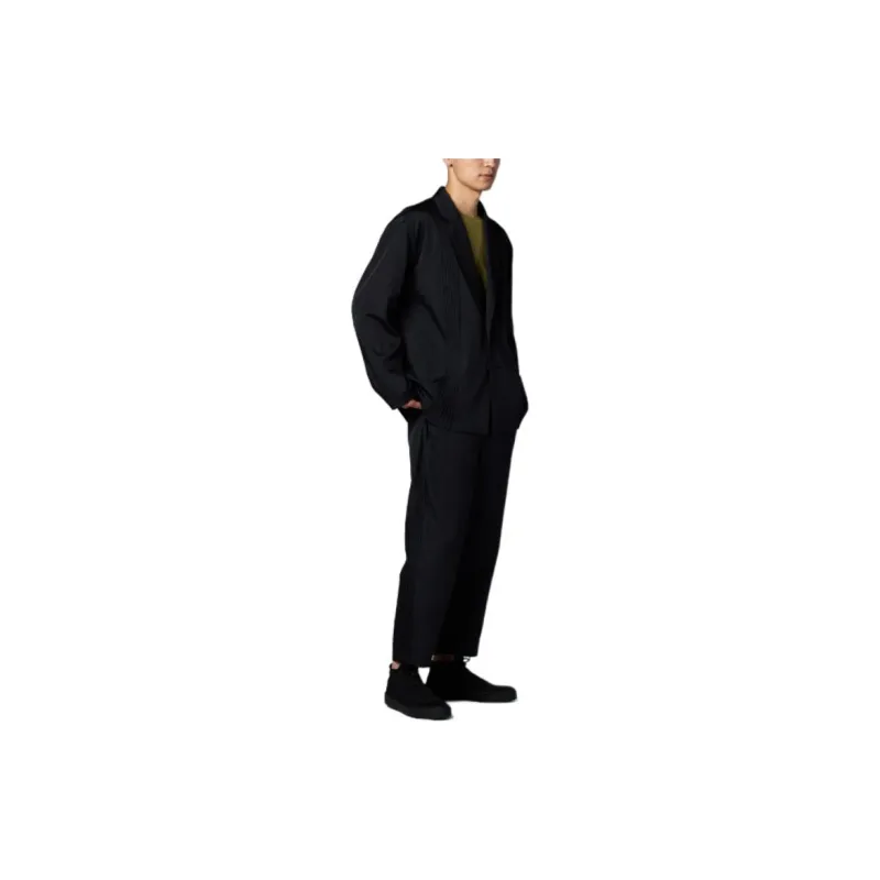 ISSEY MIYAKE Air Pleats Suit Trouser Men's Black-4