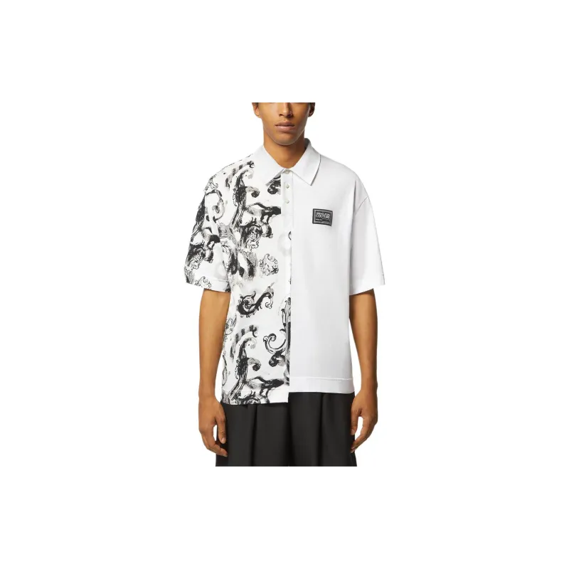 VERSACE JEANS COUTURE SS24 Polo Shirt Men's White-4