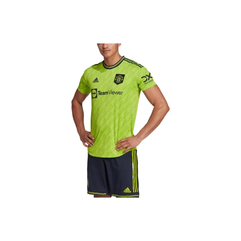Adidas MANCHESTER UNITED THEATRE OF DREAMS Soccer Jerseys Men Green-2