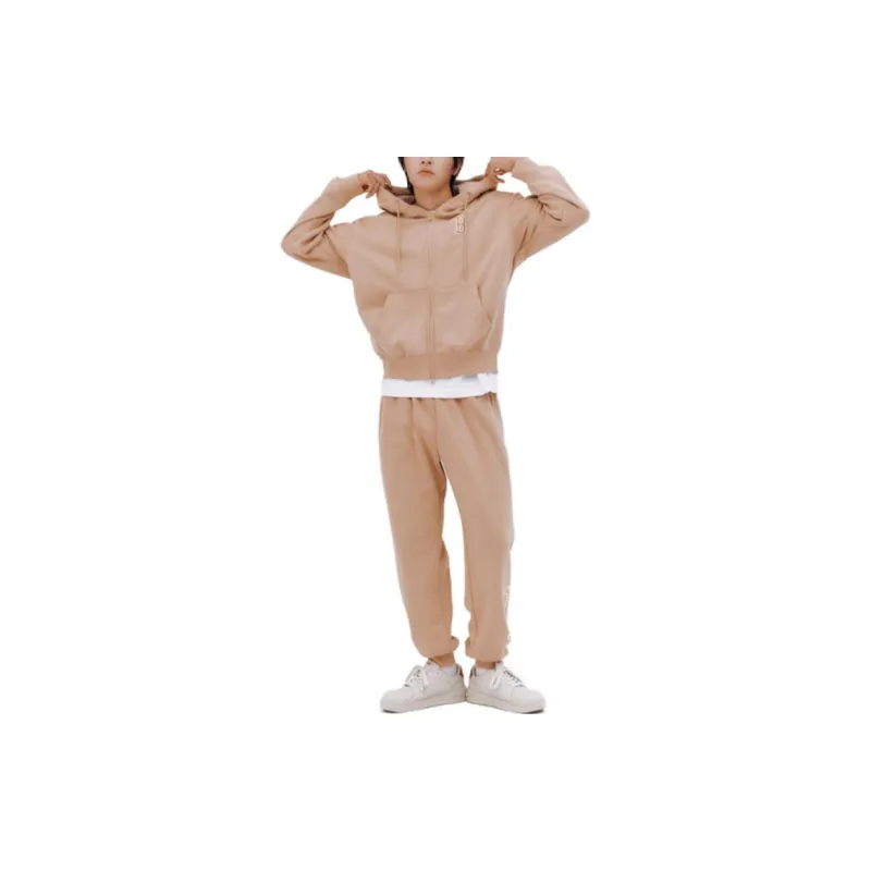 MLB Knitted Sweatpants Unisex Light Umber-4
