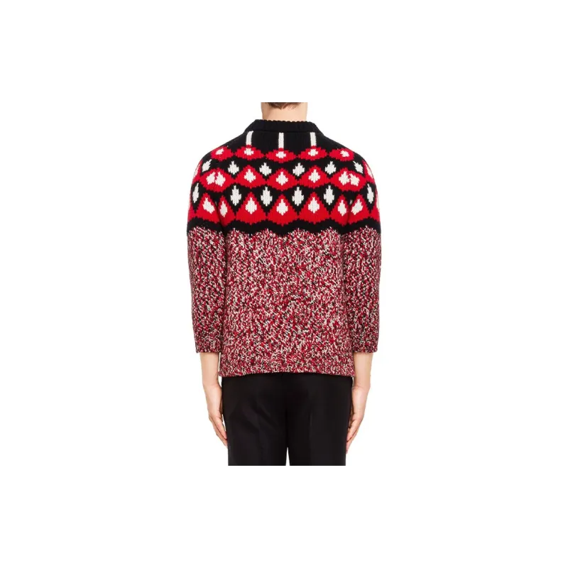 PRADA Cashmere Sweaters Men Red-1