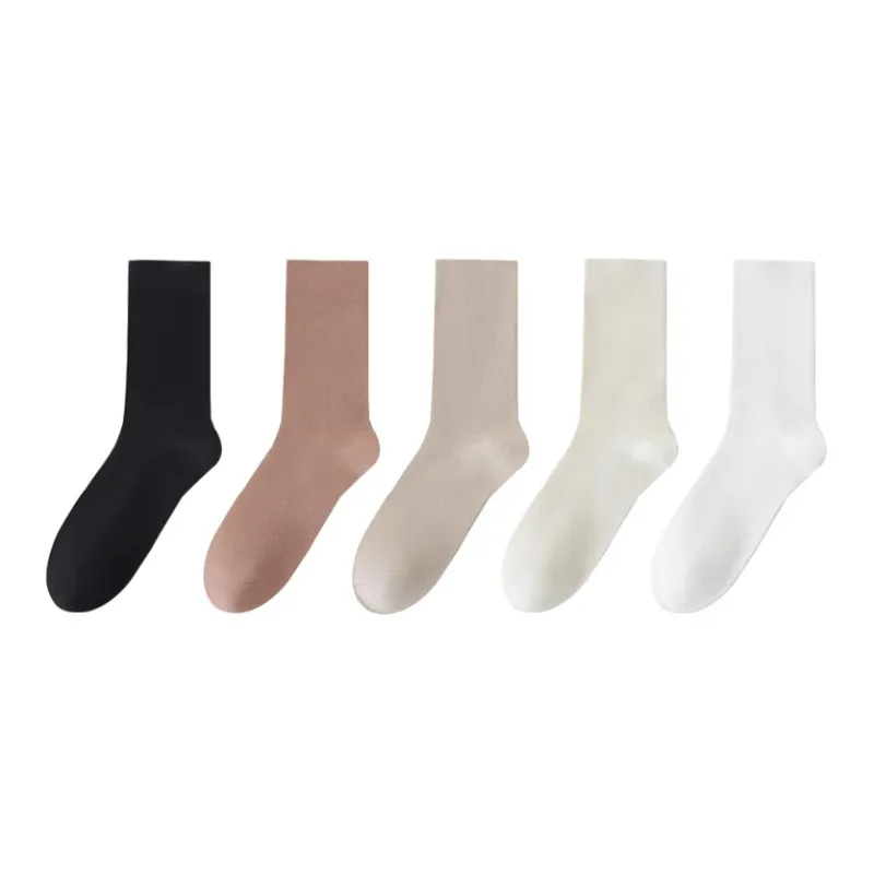 Lan Miao Mid Calf Socks Women's 5 Pack-2