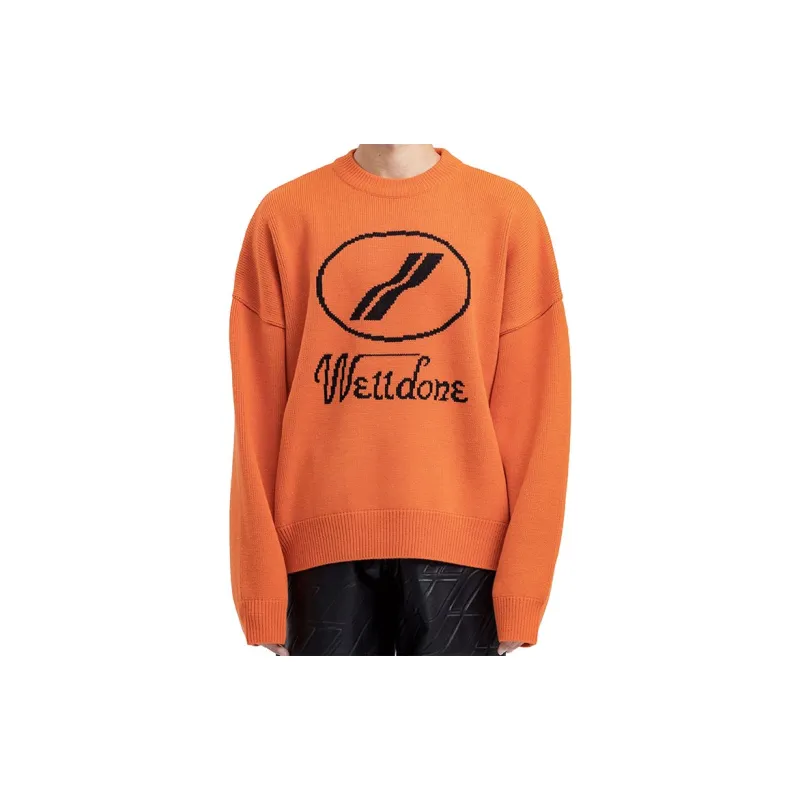WE11DONE Sweaters Unisex Orange-2
