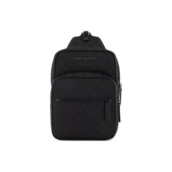 EMPORIO ARMANI Nylon Sling Bag, Shoulder Bag Men's Black