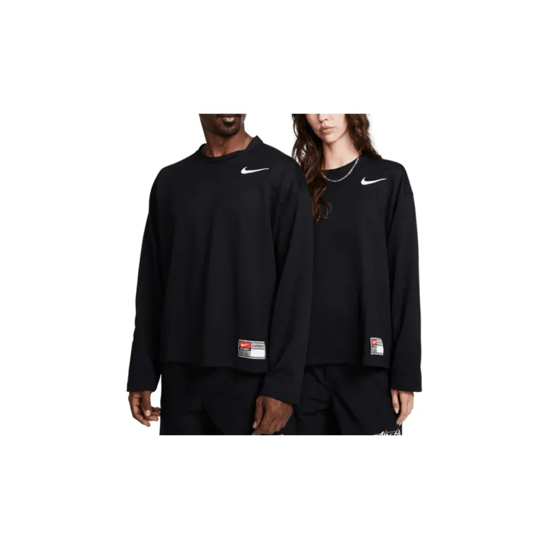 Nike Nike X Stussy Co branded FW23 T Shirt Asia Version Unisex Black-3