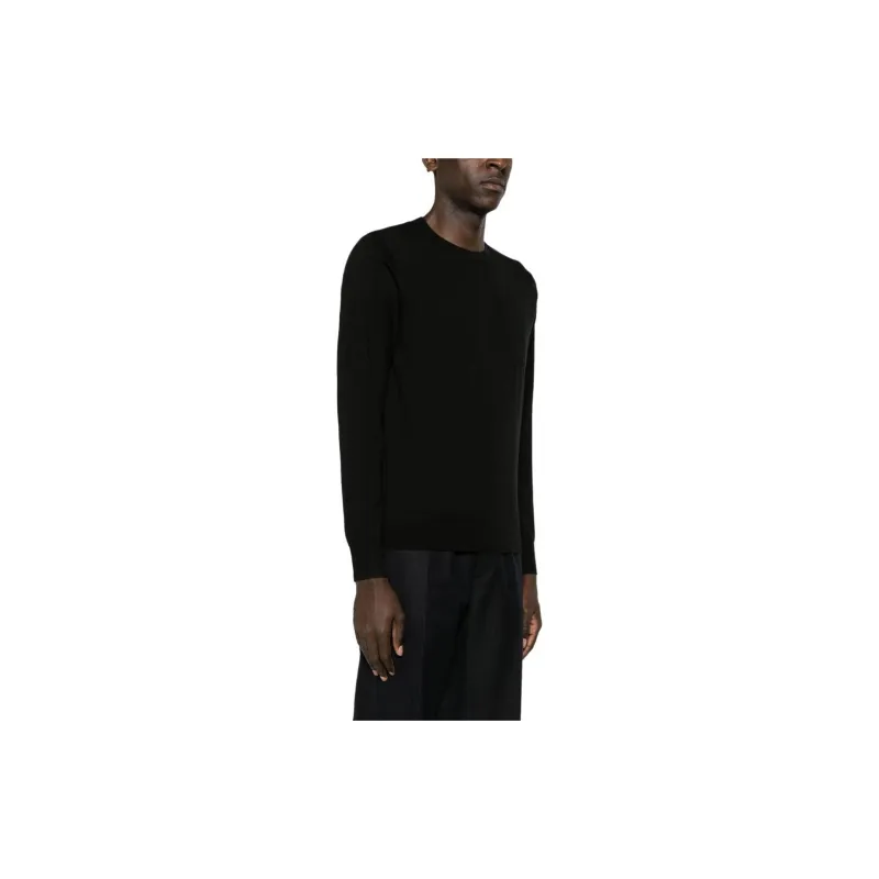 DRIES VAN NOTEN Crew-neck Merino-wool Jumper-3