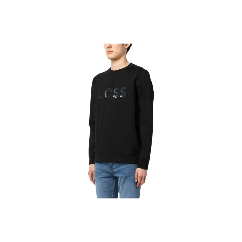 HUGO BOSS Sweatshirt Men's Pure Black-3