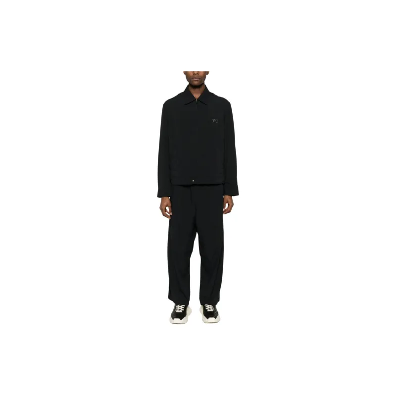 Y 3 Logo Printed Zip Up Jacket-1