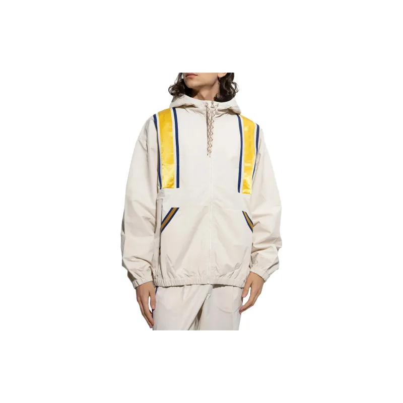 GUCCI Striped Detail Hooded Jacket-1
