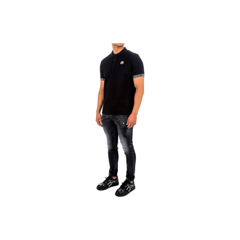 Moncler SS22 Polo Shirts Men Black-3