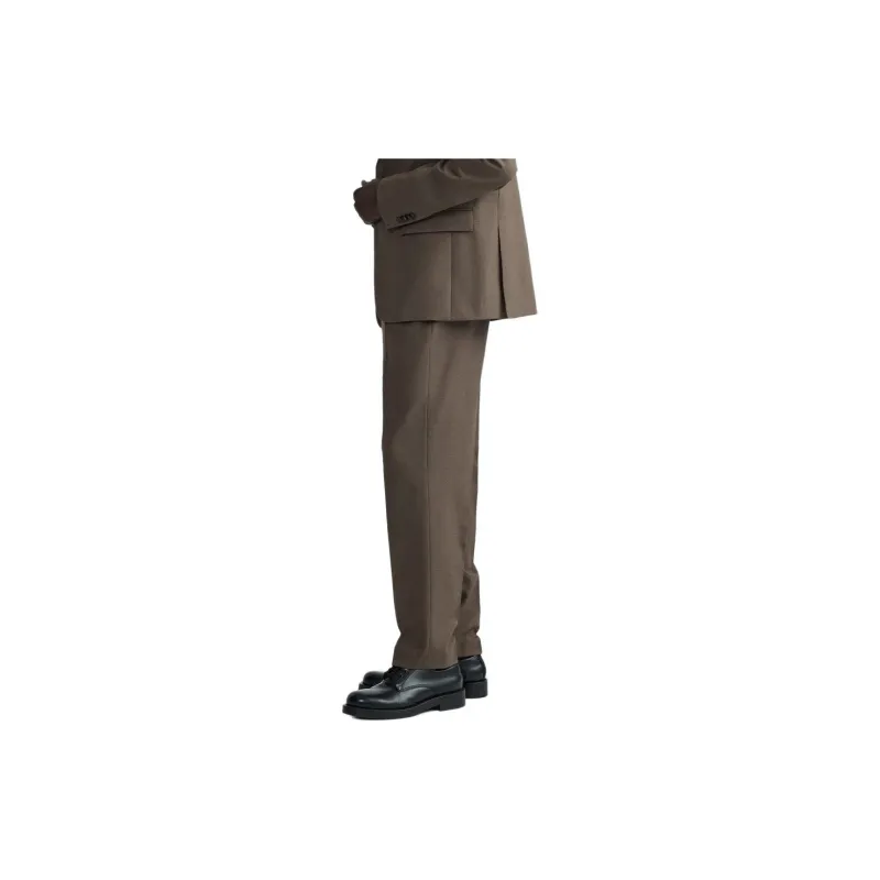 ZARA Suit Trousers Men Tan-3