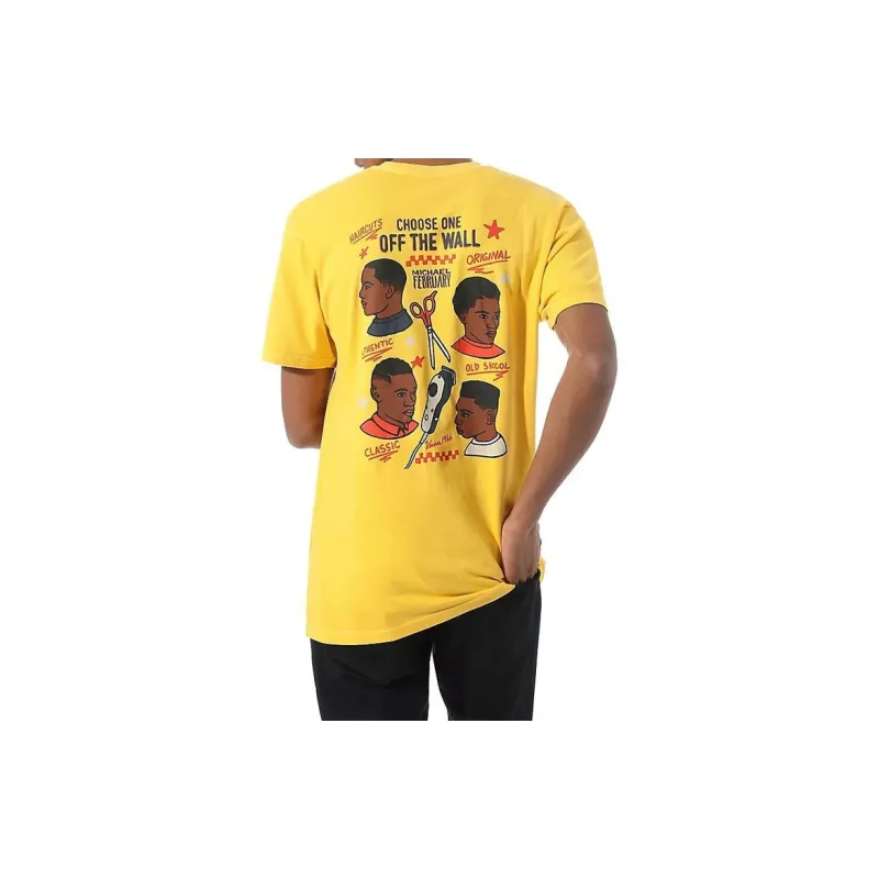 Vans Mikey T Shirts Unisex Yellow-3