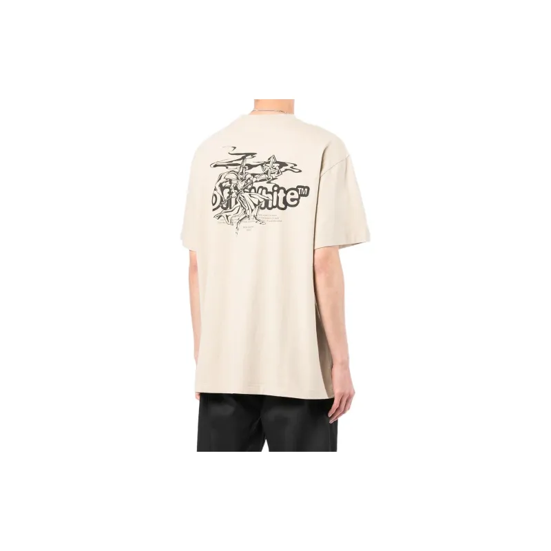 OFF WHITE SS22 T Shirts Men Light Umber-2