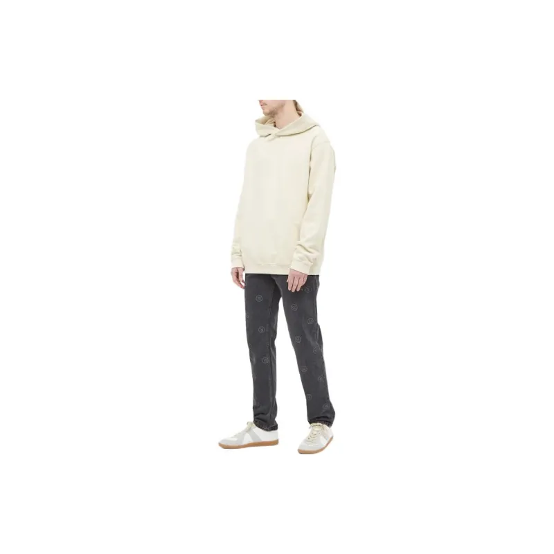 Maison Margiela Logo embroidered Cotton Hoodie-3