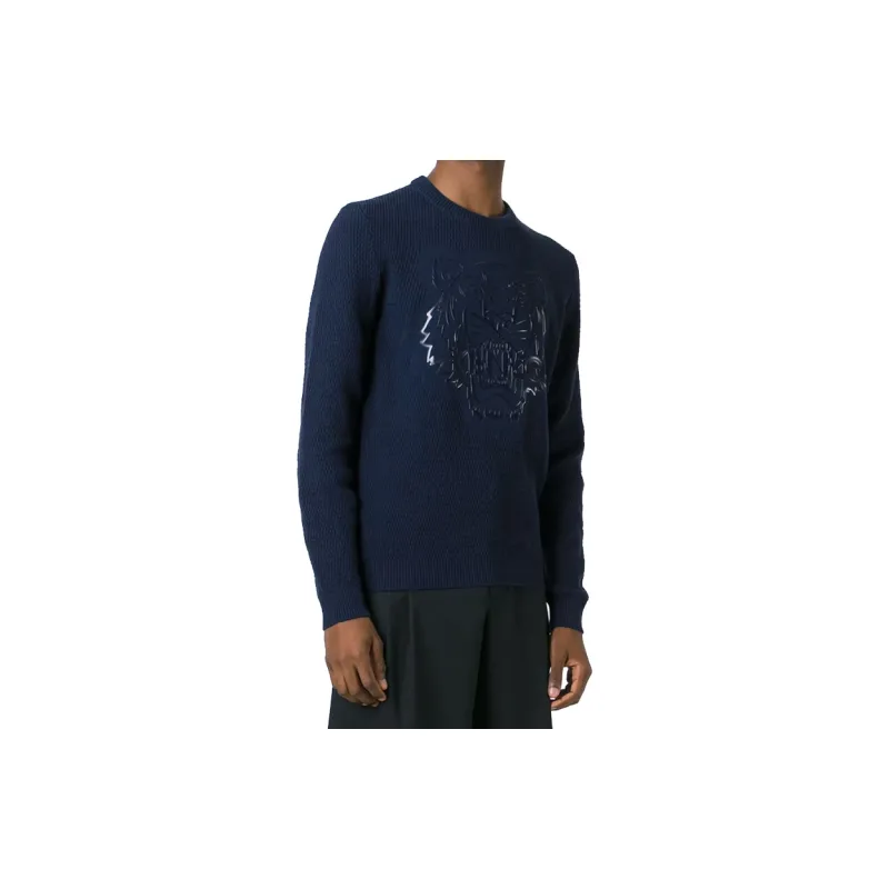 KENZO Sweatshirts Men Navy Blue-1