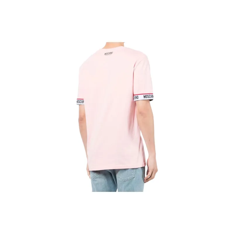 MOSCHINO T-Shirts Men Light Pink-2