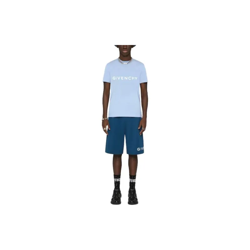 GIVENCHY SS23 T Shirt Men's Light Blue-1