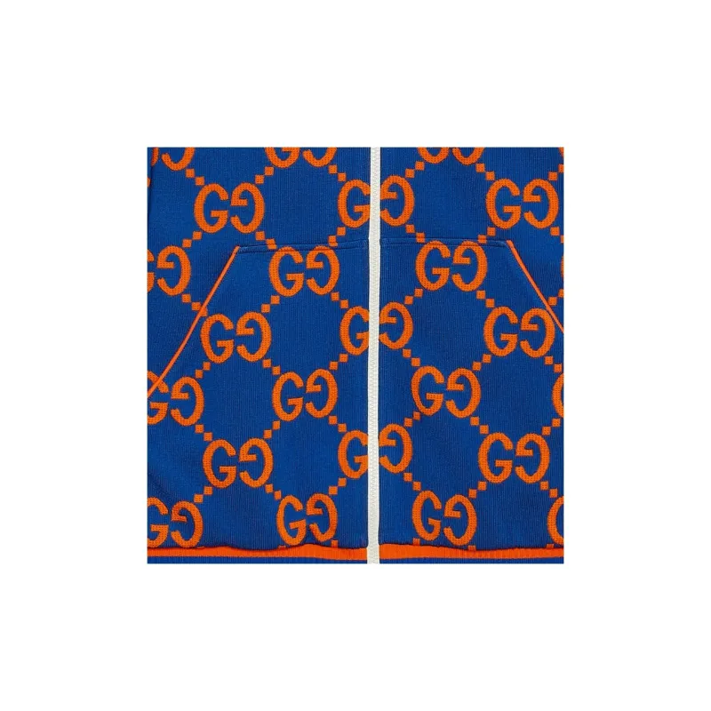 GUCCI SS23 Jackets Coats Men's Blue Orange-4