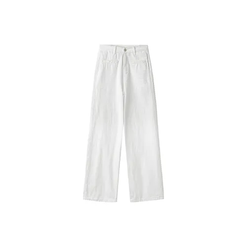 P8H9 Jeans Unisex White