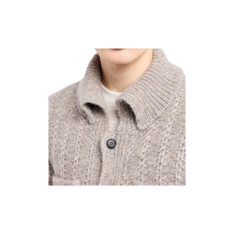 GIORGIO ARMANI Cable knit Cardigan-3