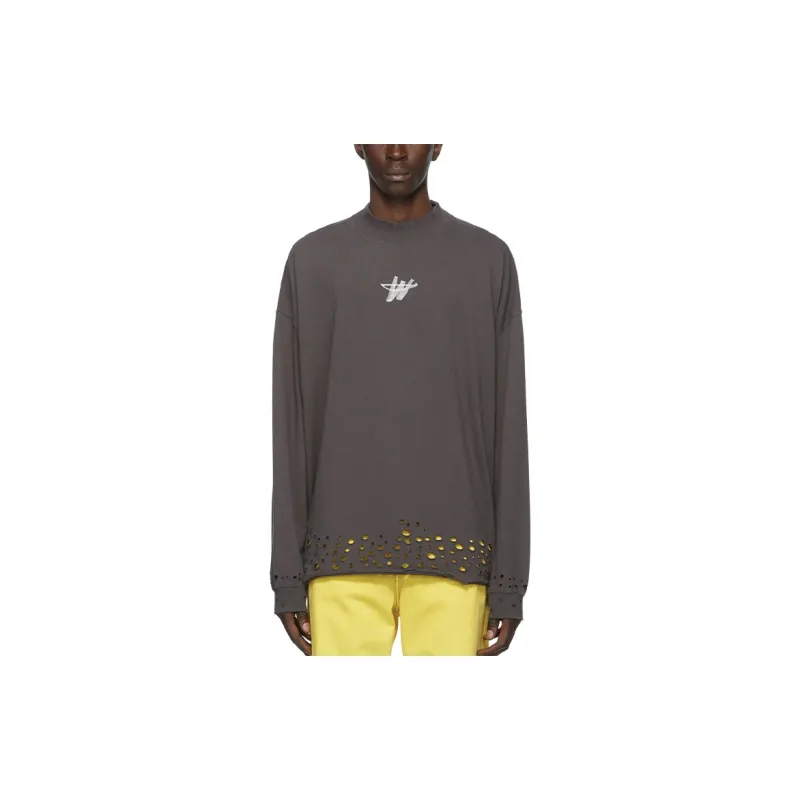WE11DONE High Neck Wd Logo T Shirt-2