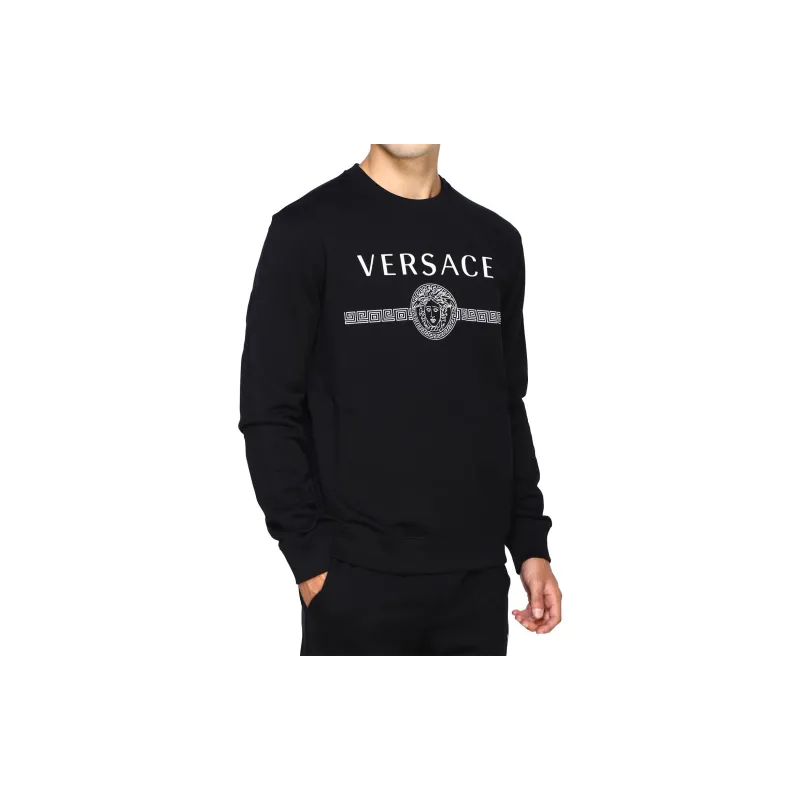 VERSACE Medusa Logo Print Sweatshirt-5