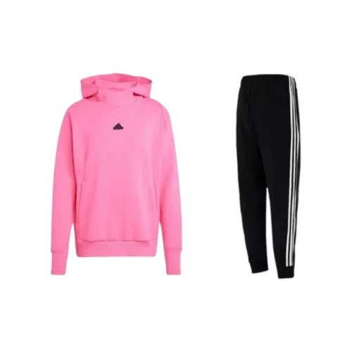 Adidas Z.N.E. Sweatshirt Sets Unisex Pink/Black