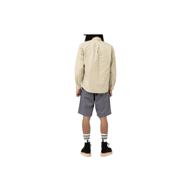 HUMAN MADE Pigment Dyed Bd L/S Shirt-9