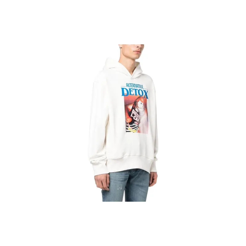 DIESEL Sweatshirts Men White-3