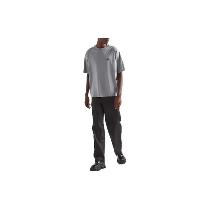 PRADA T-Shirts Men Gray-1