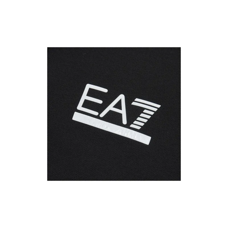 EMPORIO ARMANI EA7 SS24 Polo Shirt Men's Black-5