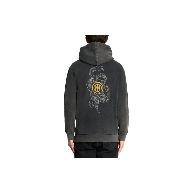 F.C. Internazionale Milano IM SNAKE CLUB HOODIE Sweatshirt Men's Dark Gray-3